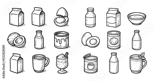Dairy & Eggs Sketches
