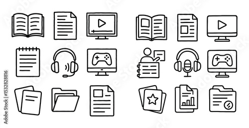 Learning Resources Icons