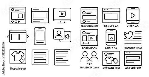 Advertising Icon Grid