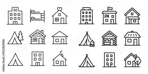 Accommodation Icons Grid