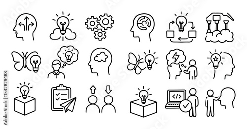 Innovation Strategy Icons