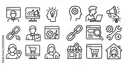 SEO Professions Icons