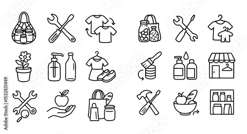 Zero Waste Icons