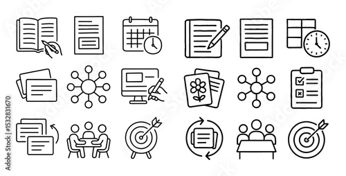 Study Habit Icons
