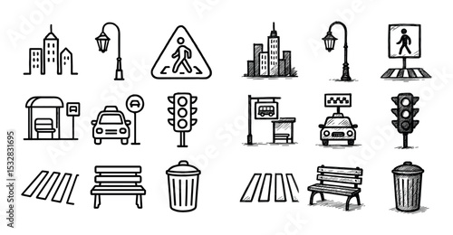 Urban Icon Grid