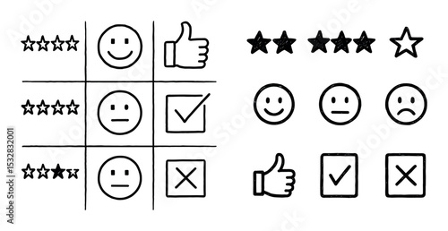 Service Rating Icons