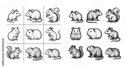 Rodents Icon Grid