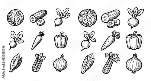 Salad Toppers Icons