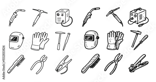 Welding Tools Icons