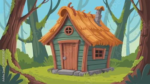 small house in the forest
