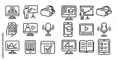 Educational Tech Icons