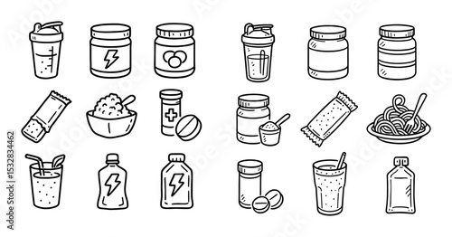 Sports Nutrition Icons