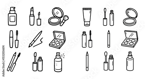 Minimal Makeup Icons
