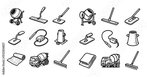 Concrete Tool Icons