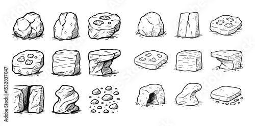 Rocky Outcrop Icons