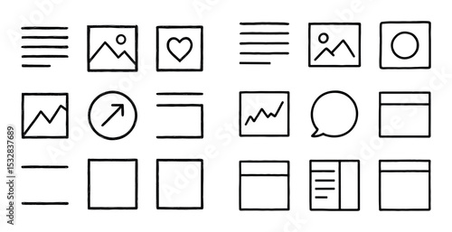 Minimalist Icon Grid