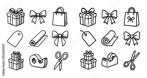 Gift Wrapping Sketches