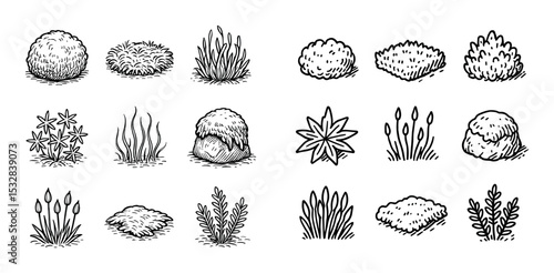 Moss Pattern Icons