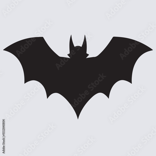 Wallpaper Mural bat icon silhouette vector art illustration, bat Halloween vector Torontodigital.ca
