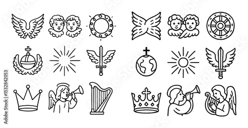 Angelic Hierarchy Icons