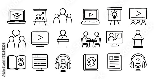 Education Resource Icons