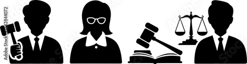 Lawyer Judge Justices Set Court Legal Concepts