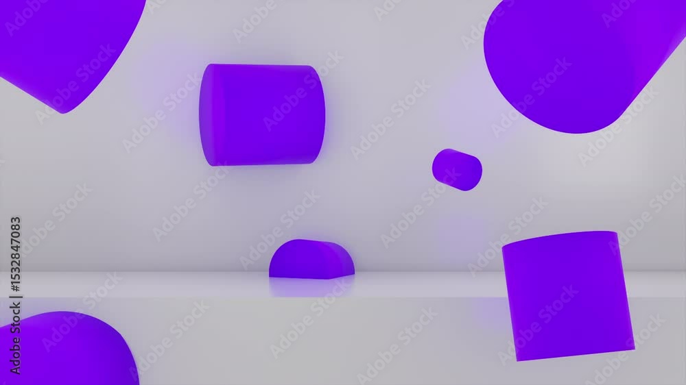 Primitives cylinders design. Computer generated 3d render Primitives cylinders design. Computer generated 3d render