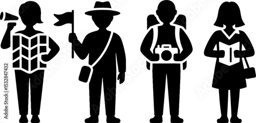 Tourist Groups Travel Exploration Navigation Adventure