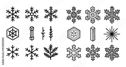 Snowflake Icon Grid