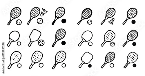 Racket Sports Icons