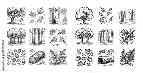 Autumn Forest Icons