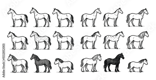 Nine Horse Breeds
