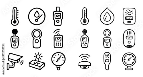 Environment Sensor Icons