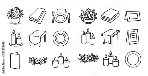 Table Decor Icons