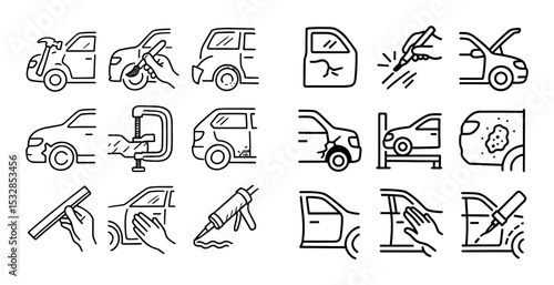 Bodywork Service Icons
