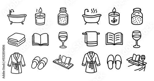 Relaxation Icons Grid