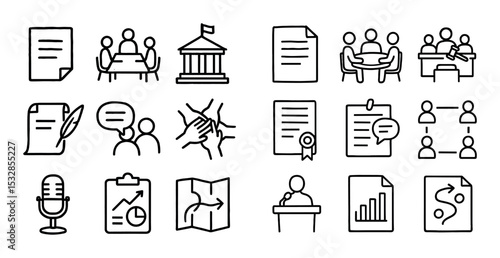 Policy Advocacy Icons