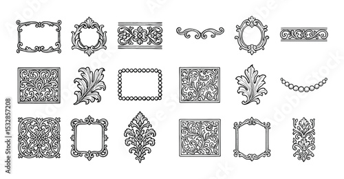 Victorian Border Icons