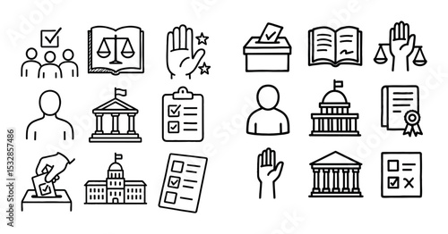 Civic Icons Grid