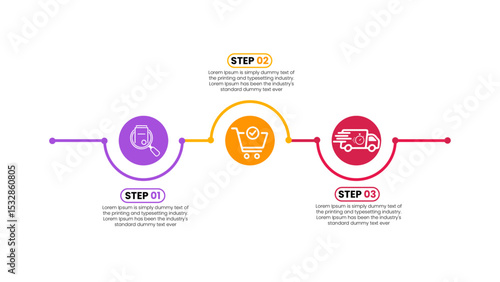 Delivery shop Infographic