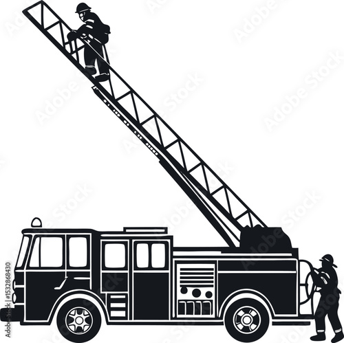 fire truck vector