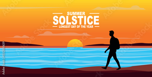 Summer Solstice Day vector design