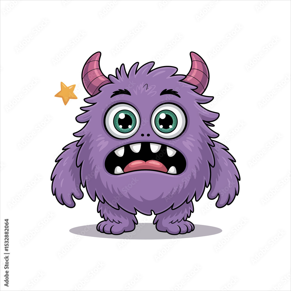 Fototapeta premium Cartoon monster vector 