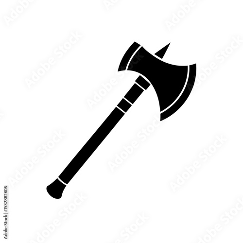 axe icon on white background  .svg