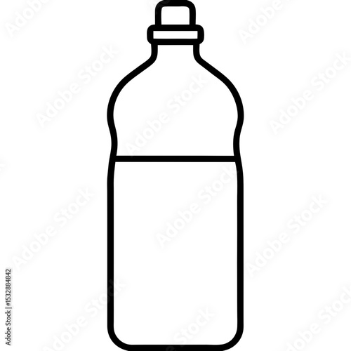 vector illustration of a bottle