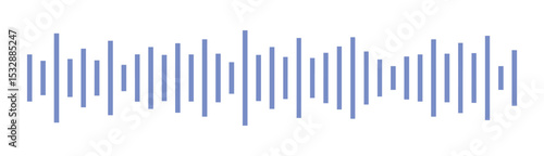 Sound Wave, Podcast sound waves set. Waveform pattern for music player, podcast, voice message, music app. Audio wave icon. . Audio player soundwave or voice message memo and podcast sound waves