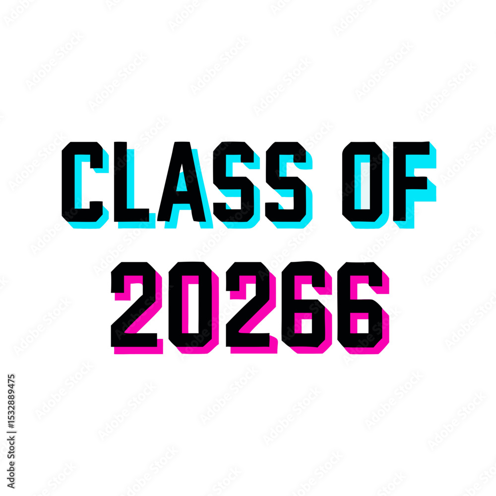 Class of 2026 graduation design element png transparent background Class of 2026 graduation design element png transparent background