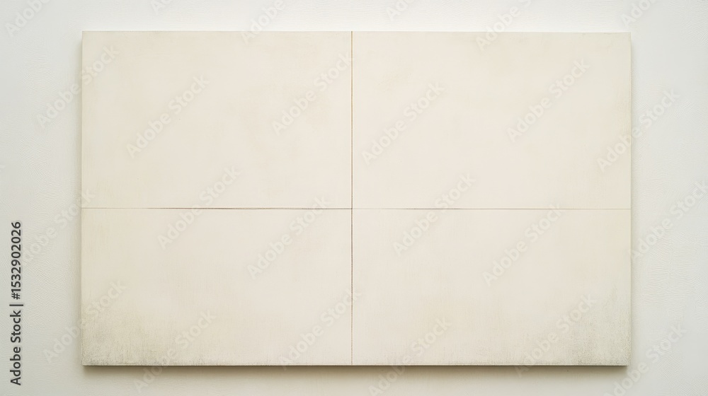 Fototapeta premium Minimalistic and Modern Artwork Featuring Four Quadrants of Subtle Textures and Tones on a Clean White Background