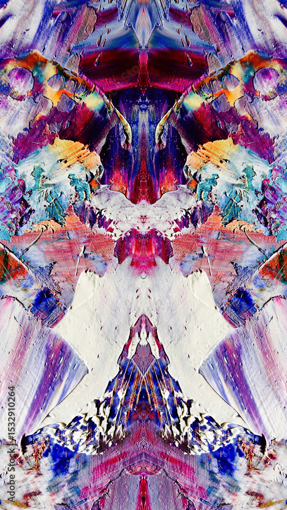 Fototapeta premium Abstract art background . Hand painting artwork on canvas .