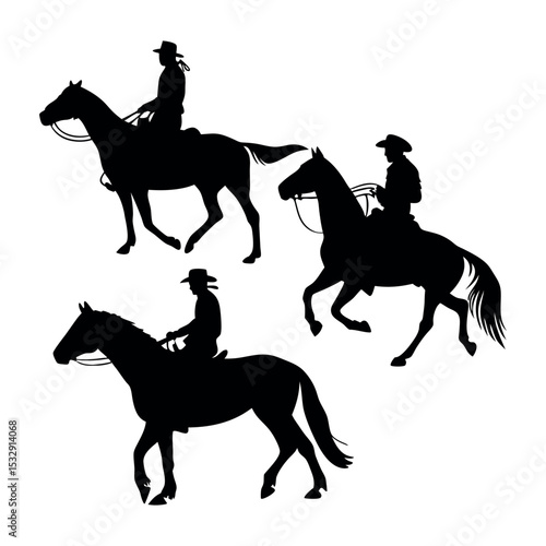 horse rider silhouette